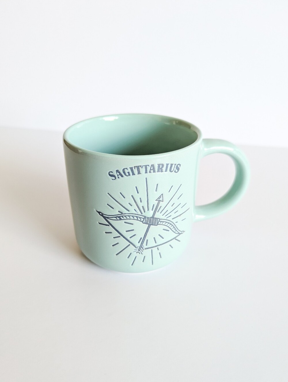 Sagittarius Zodiac Mug - Mint Green